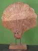Product image 4 of the product “A shell made from teak wood on a stand ”